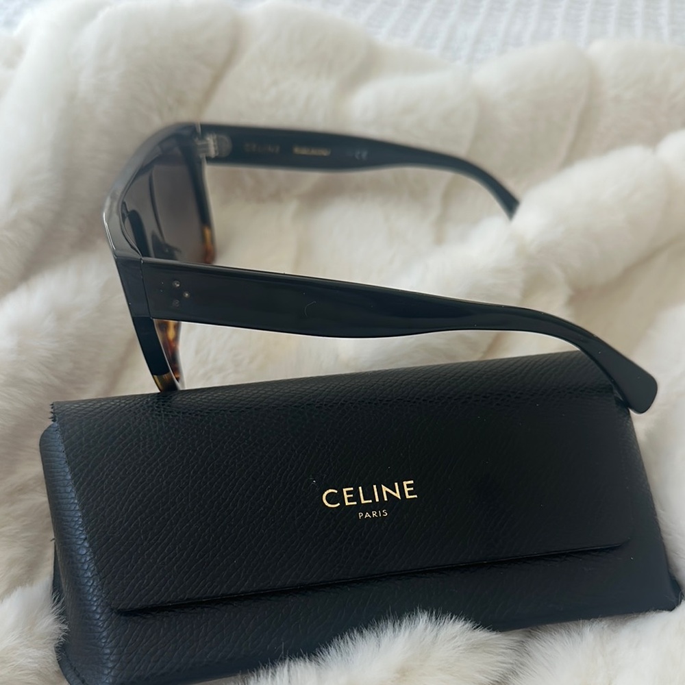 Celine Black and Brown Sunglasses - Picture 3 of 5